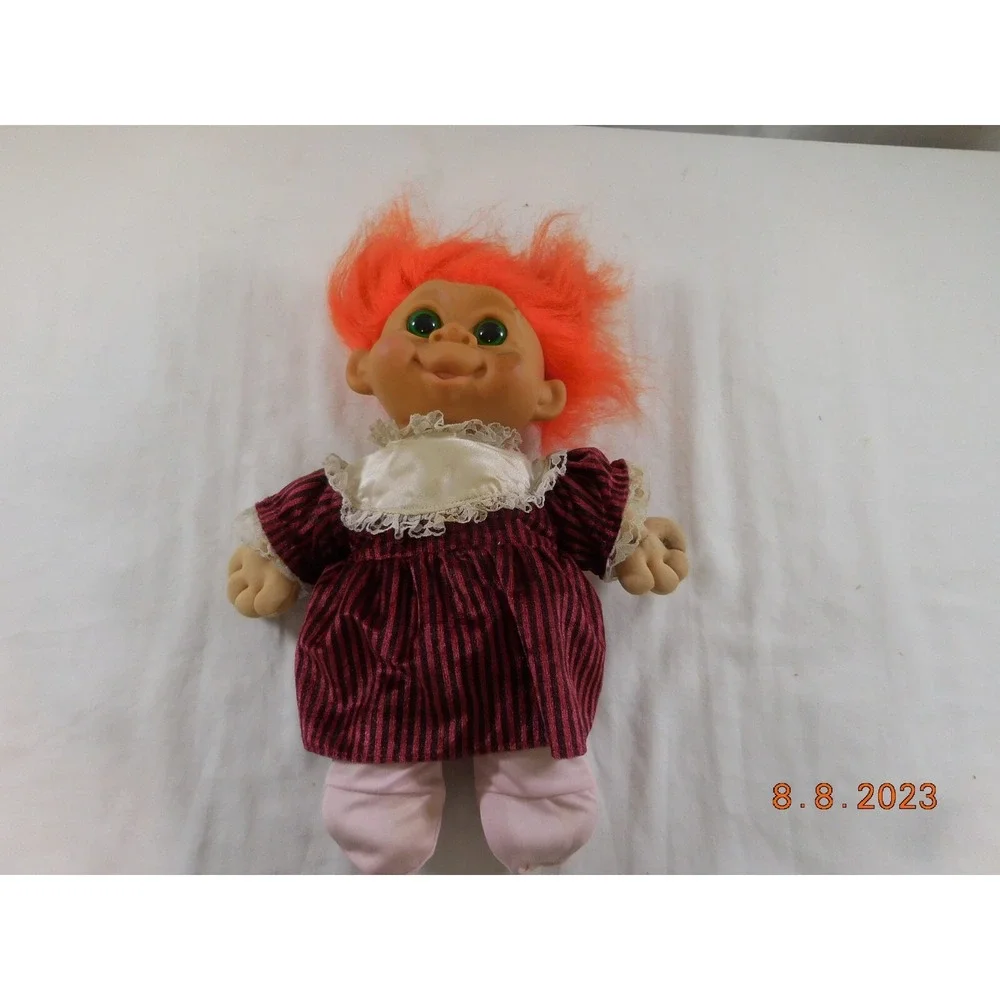 VTG 1992 MT Multi Toys Corp Troll Doll Orange Hair Outfit‎ 11.5